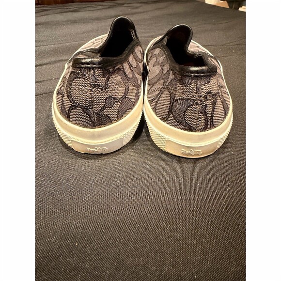 Coach Chrissy Signature Slip-On Sneakers Jacquard Canvas - Picture 3 of 6